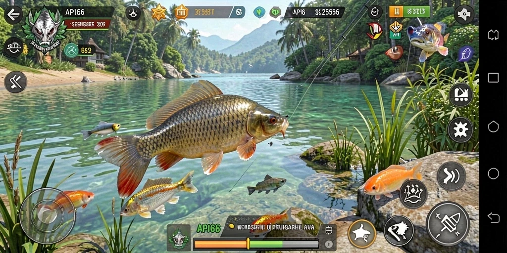 Tangkapan ikan terbesar dalam gameplay API66.