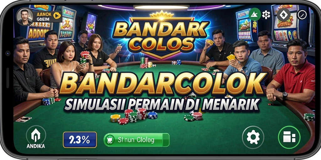 Tangkapan layar utama BANDARCOLOK menampilkan gameplay yang menarik dan grafis yang memukau.
