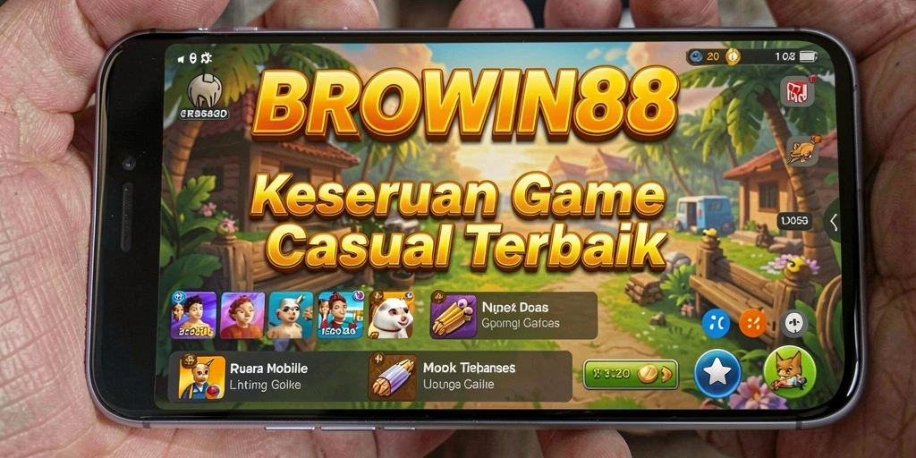 Screenshot utama BROWIN88 menampilkan gameplay seru dan menantang.