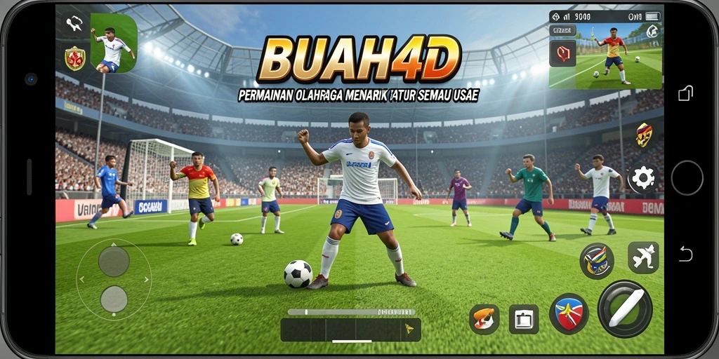Tampilan gameplay BUAH4D yang dinamis dan seru.
