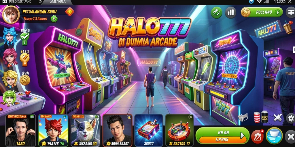 Tampilan utama gameplay HALO777 yang seru dan penuh aksi.