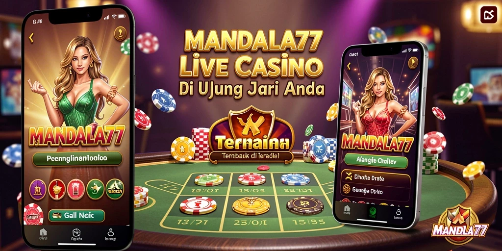 Tampilan gameplay Live Casino yang menarik di MANDALA77.