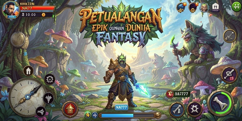Gameplay epik di dunia fantasi NA777.