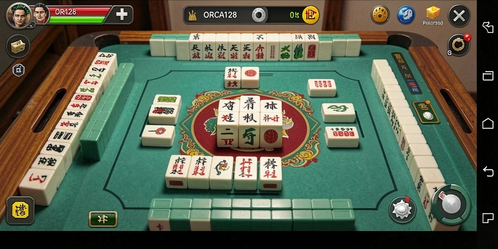 Tampilan gameplay dari game ORCA128 yang seru dan menantang.