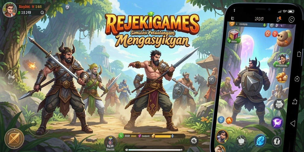 Tampilan gameplay yang menarik dari REJEKIGAMES dalam dunia simulasi.