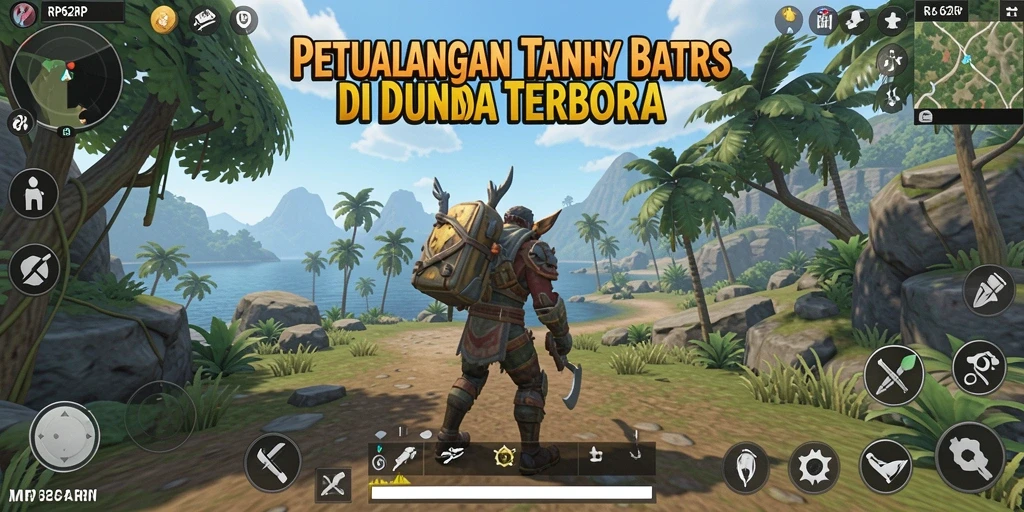 Tampilan gameplay yang menampilkan eksplorasi dunia terbuka RP62RP.