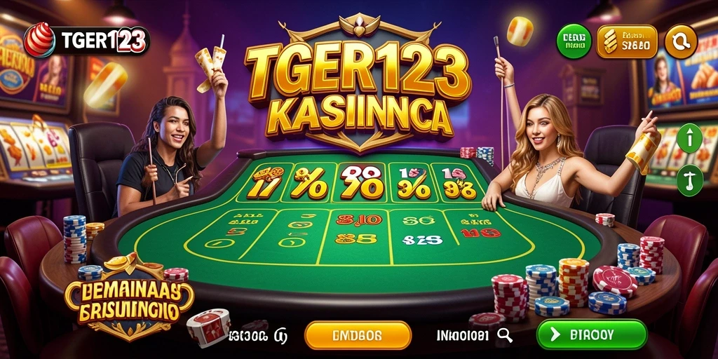 Tangkapan layar gameplay TGER123 menampilkan suasana Kasino yang menegangkan.